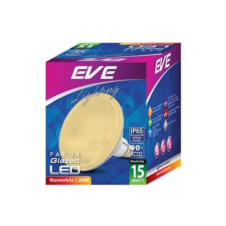 หลอด LED EVE PAR38 IP65 GLAZED 15 วัตต์ WARMWHITE E27_4
