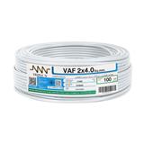 สายไฟ VAF NNN 2x4 ตร.มม. 100 ม. สีขาว