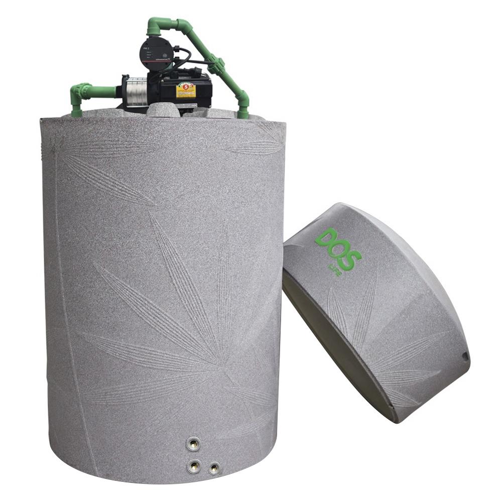 แท้งค์น้ำบนดิน DOS WATER PAC SERIES 1000 ลิตร+ปั๊มน้ำ GRUNDFOS CMB5-37PM1