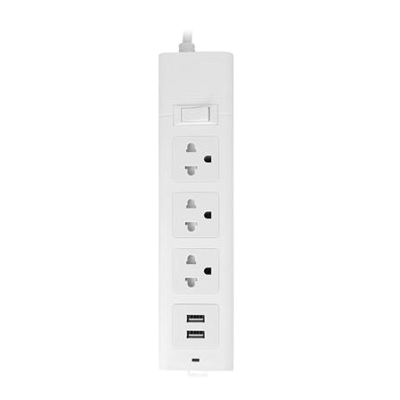รางปลั๊กไฟ 3 ช่อง 1 สวิตช์ 2USB ELECKTA 664UELEK 3 ม._0