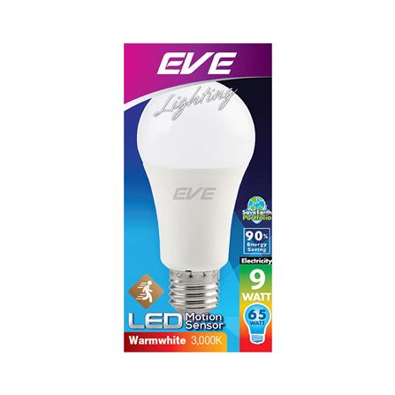 หลอด LED EVE A60 MOTION SENSOR WARM WHITE E27 9 วัตต์_1