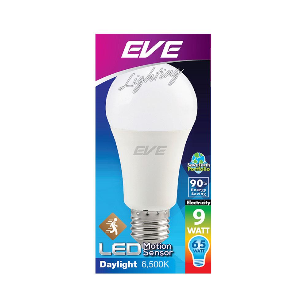 หลอด LED EVE A60 MOTION SENSOR DAY LIGHT E27 9 วัตต์