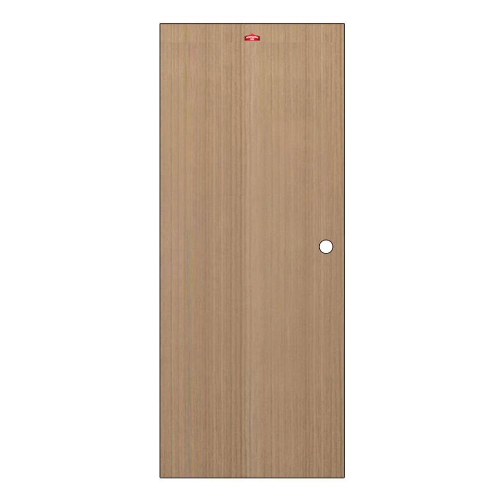 ประตูภายในเหล็ก เจาะลูกบิด PROFESSIONAL DOOR D1-40 79.2x199.4 ซม. สีน้ำตาล