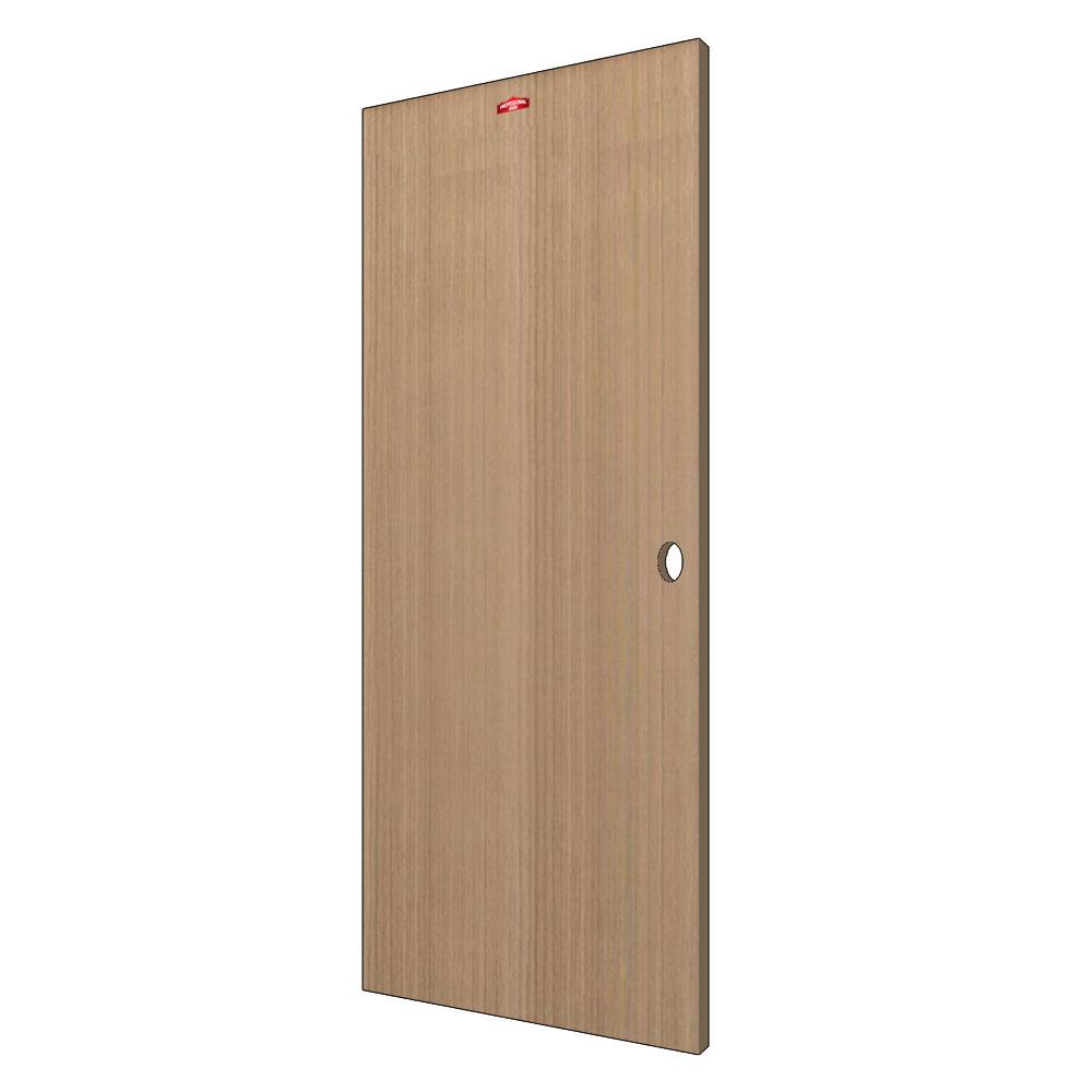 ประตูภายในเหล็ก เจาะลูกบิด PROFESSIONAL DOOR D1-40 79.2x199.4 ซม. สีน้ำตาล