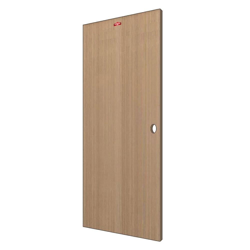 ประตูเหล็ก เจาะลูกบิด PROFESSIONAL DOOR D1-40 79.2X199.4 ซม. สีน้ำตาล