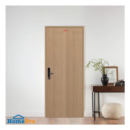 ประตูภายในเหล็ก เจาะลูกบิด PROFESSIONAL DOOR D1-40 79.2x199.4 ซม. สีน้ำตาล_2