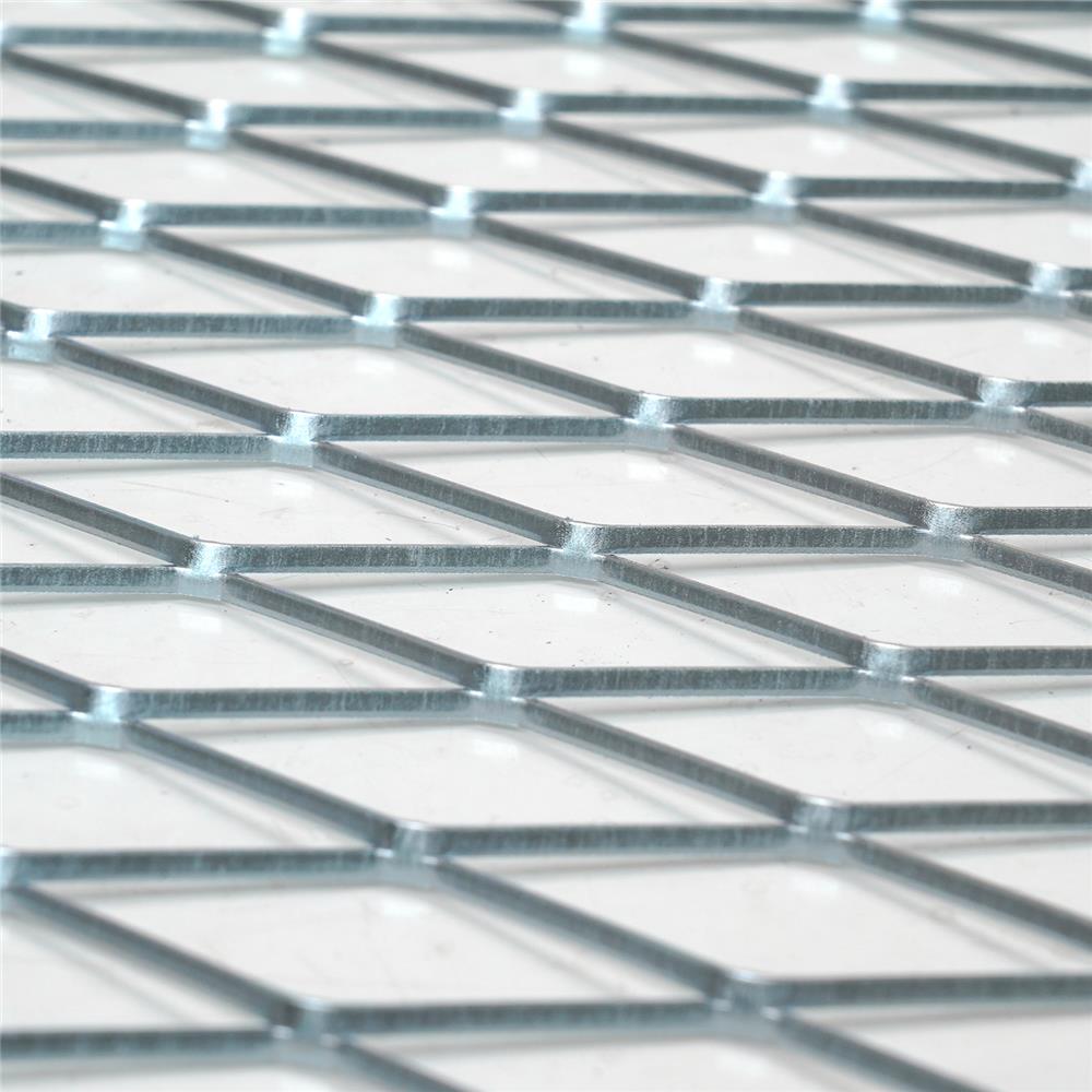 ตะแกรงเหล็กฉีก วีแอนด์พี XS-41 ชุบซิงค์ไฟฟ้า