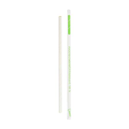 หลอดกระดาษ 21 ซม. SUNBIO 100 เส้น_1