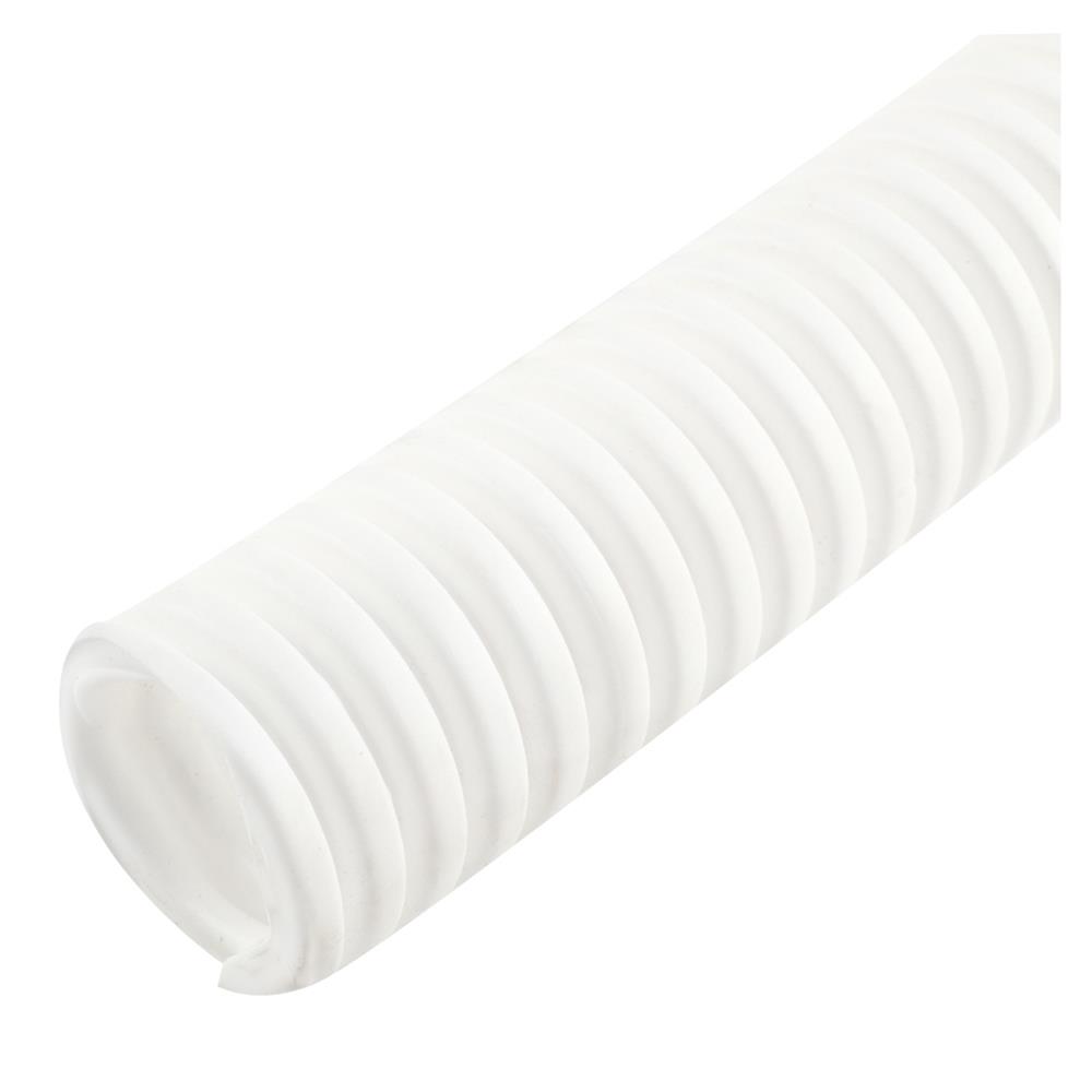 ท่ออ่อนลายลูกฟูก ELEKTRA 20 มม. 50 ม. สีขาว