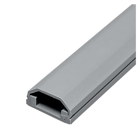 TELEPHONE WIRING DUCT ELEKTRA 15MM 2M GRAY