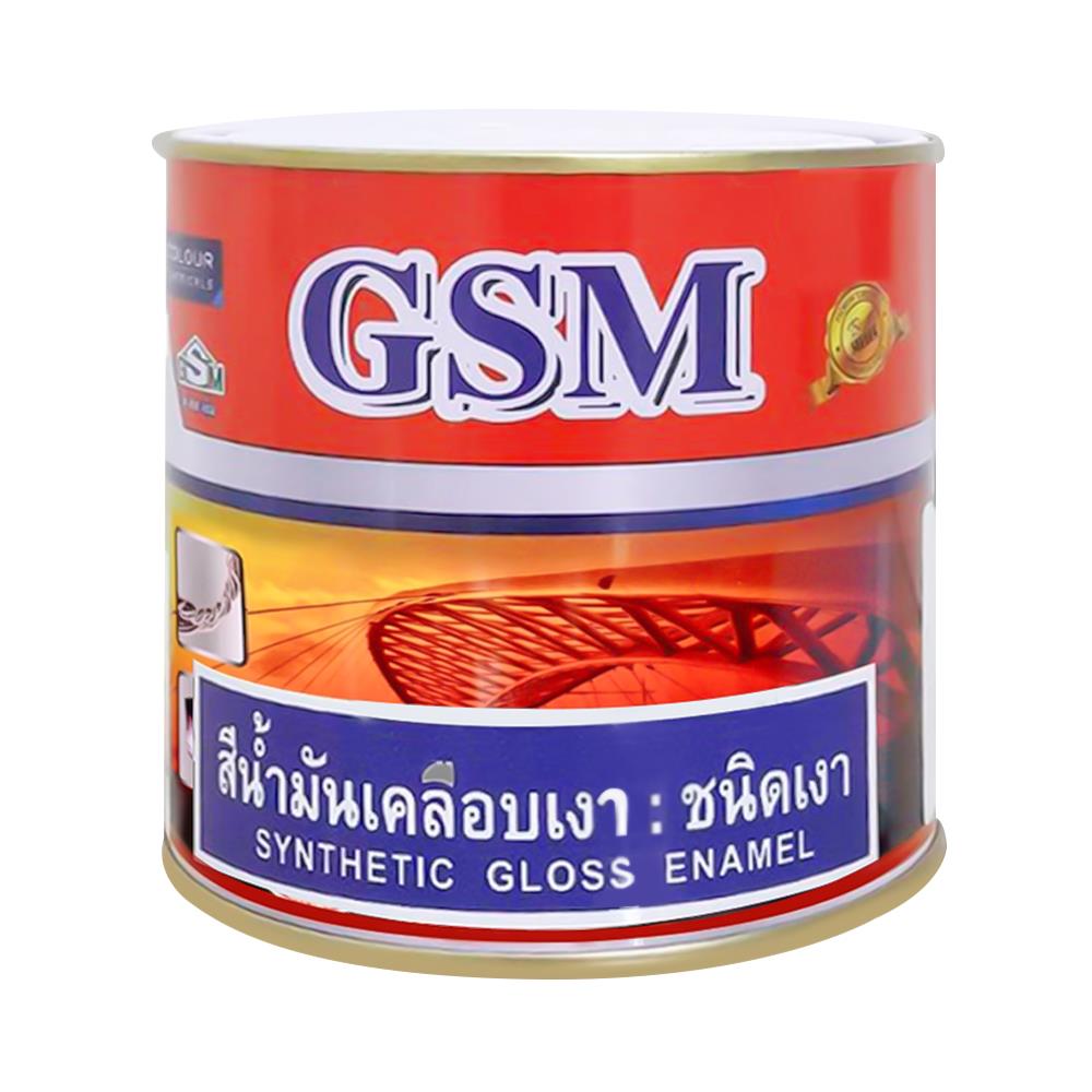 สีน้ำมัน GSM M-666 Grass Green เงา 1/4 GL