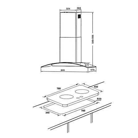 เตาฝัง+เครื่องดูดควัน HAFELE ANGELO+HH-TG1890KAC_1