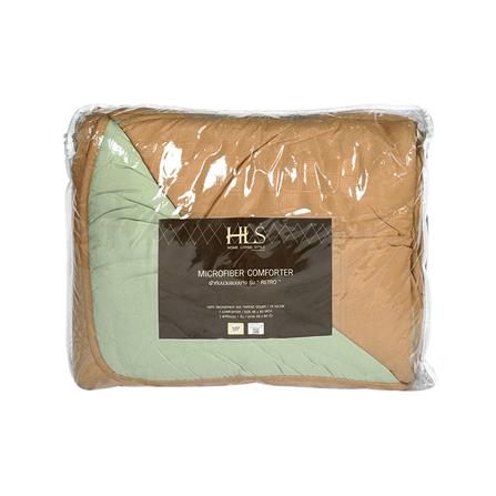 COMFORTER HOME LIVING STYLE RETRO 48X80' GREEN/BROWN