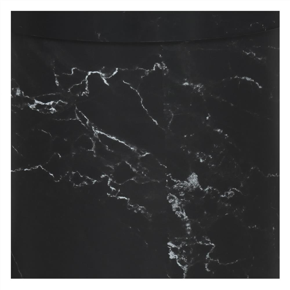 ถังขยะกลมฝาสวิง ACCO MIDNIGHT 7 ลิตร หินอ่อนสีดำ