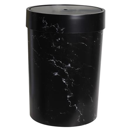 ถังขยะกลมฝาสวิง ACCO MIDNIGHT 15.5 ลิตร หินอ่อนสีดำ_2