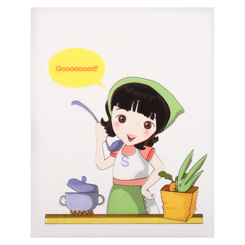 กระเบื้องผนังภาพชุด 8x10 นิ้ว ลูกครัว