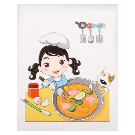กระเบื้องผนังภาพชุด 8x10 นิ้ว ลูกครัว_6