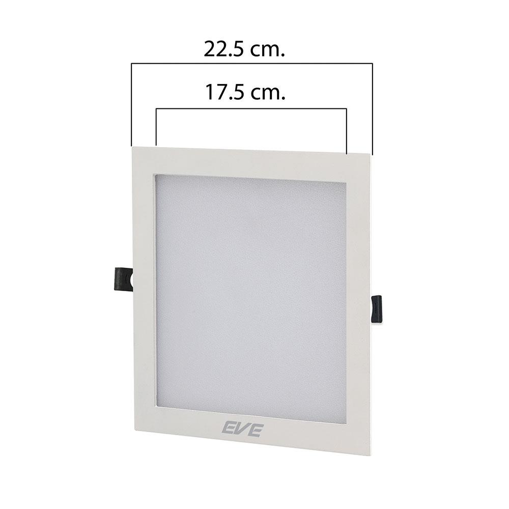 ดาวน์ไลท์ LED EVE PANEL LIGHT SQUARE 565234 18 วัตต์ WARMWHITE
