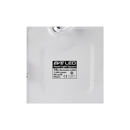 ดาวน์ไลท์ LED EVE PANEL LIGHT SQUARE 565234 18 วัตต์ WARMWHITE_6