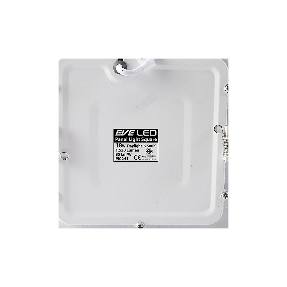 ดาวน์ไลท์ LED EVE PANEL LIGHT SQUARE 565227 18 วัตต์ DAYLIGHT