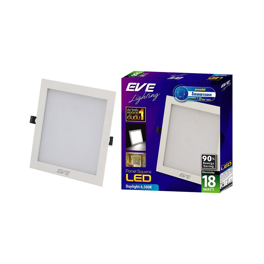 ดาวน์ไลท์ LED EVE PANEL LIGHT SQUARE 565227 18 วัตต์ DAYLIGHT