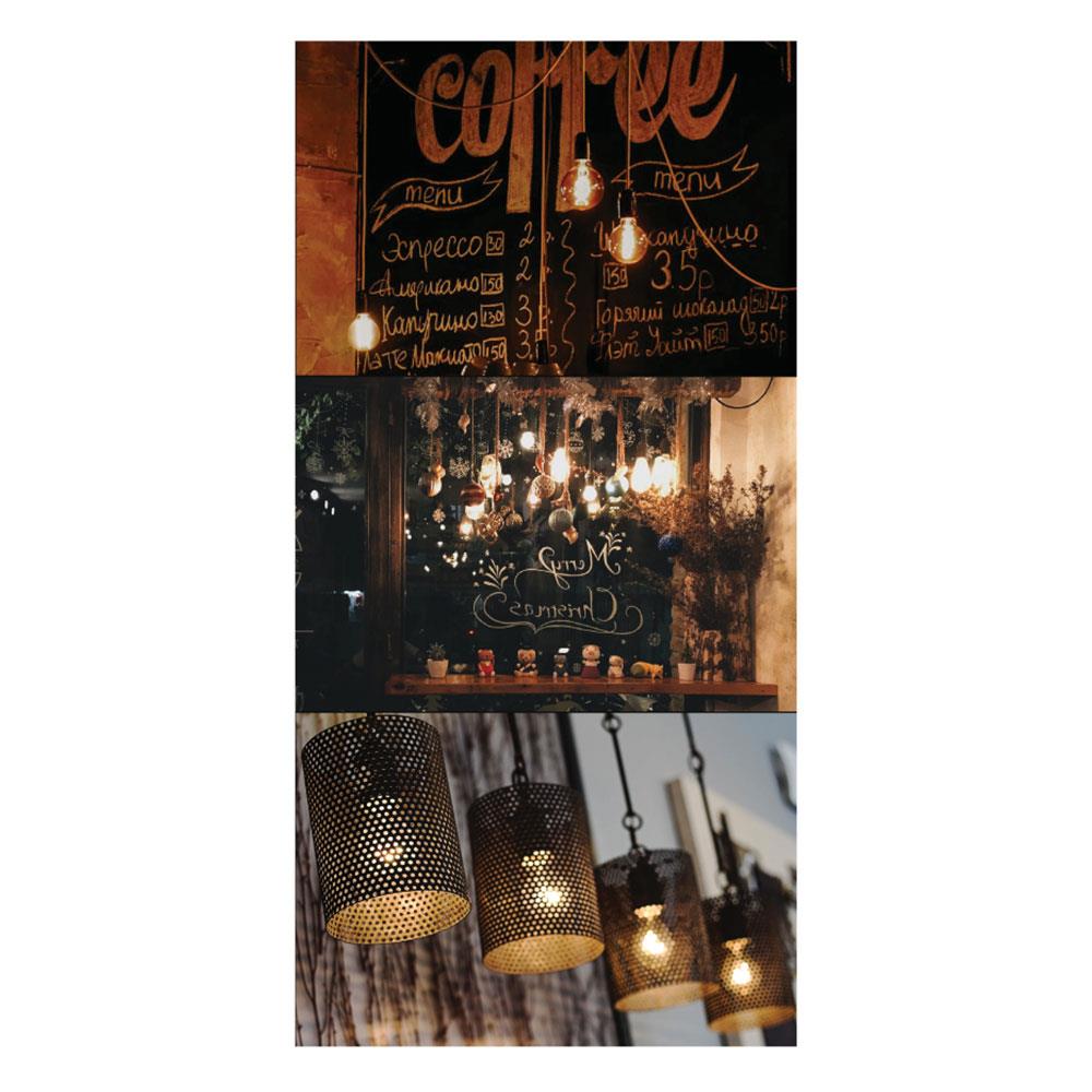 หลอด LED TOSHIBA A60 FILA AMBER 6 วัตต์ WARMWHIT E27