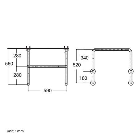 ราวมือจับ AMERICAN STANDARD HR-320759-01_1