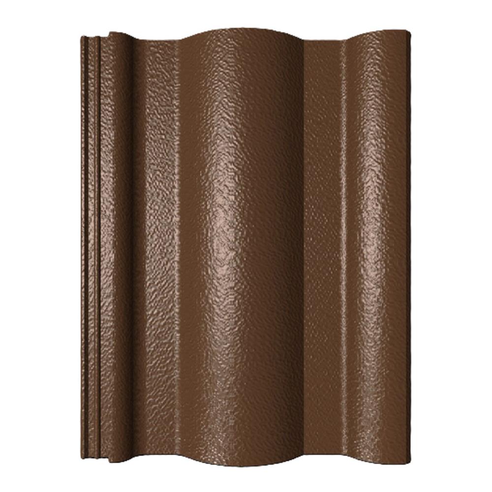 กระเบื้องหลังคาคอนกรีต TPI UTOPIA 33x42 ซม. สีน้ำตาลแทมมารีน