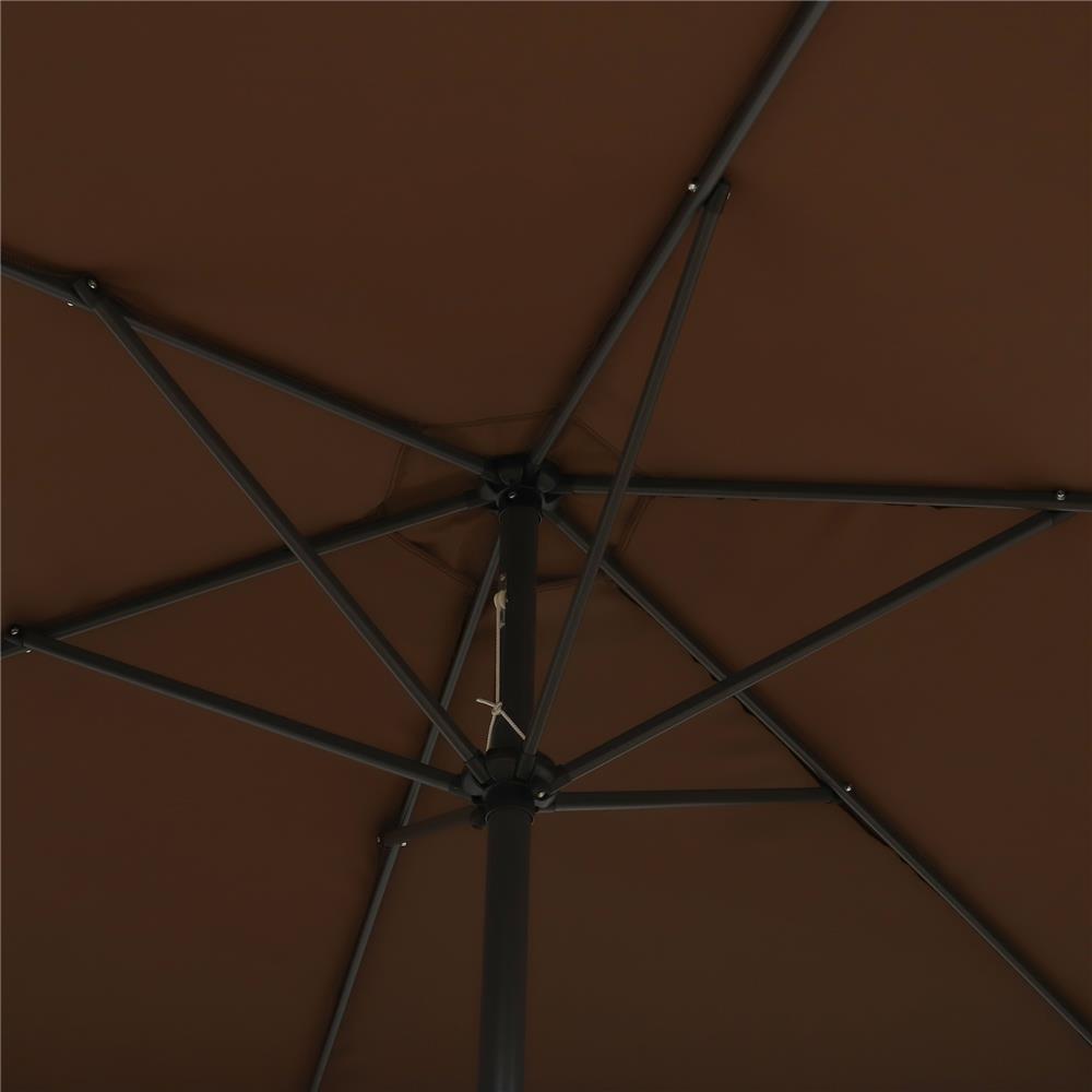 ร่มสนามทรงกลม ME LIVING MIKA 3X3 ม. สีช็อคโกแลต