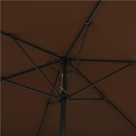 ร่มสนามทรงกลม ME LIVING MIKA 3X3 ม. สีช็อคโกแลต_3