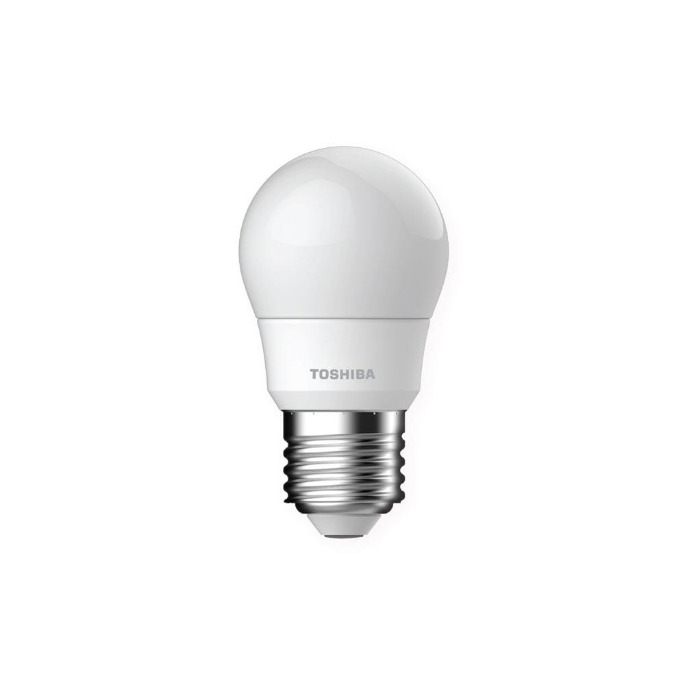 หลอดไฟ LED TOSHIBA A45 G7 4 วัตต์ WARMWHITE E27 สีเหลือง/ขาว