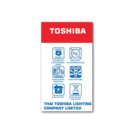 หลอด LED TOSHIBA A60 G7 15000Hr 7 วัตต์ DAYLIGHT E27_2