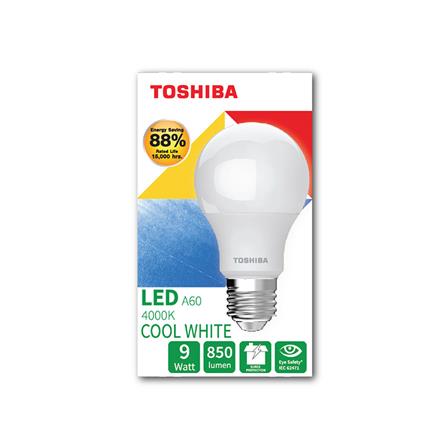 หลอด LED TOSHIBA A60 G7 15000Hr 9 วัตต์ COOLWHITE E27_1
