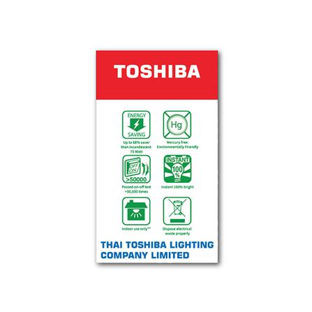 หลอด LED TOSHIBA A60 G7 15000Hr 9 วัตต์ COOLWHITE E27_2