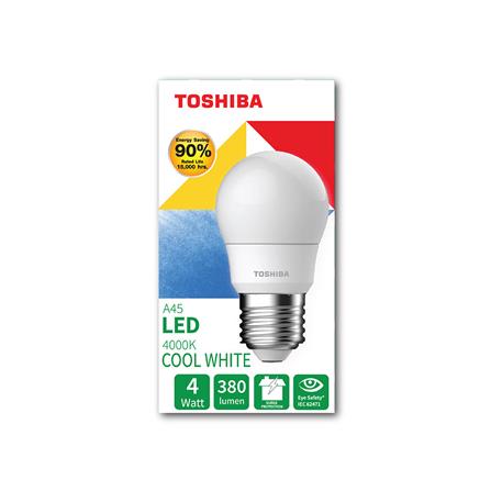 หลอด LED TOSHIBA A45 G7 15000Hr 4 วัตต์ COOLWHITE E27_1