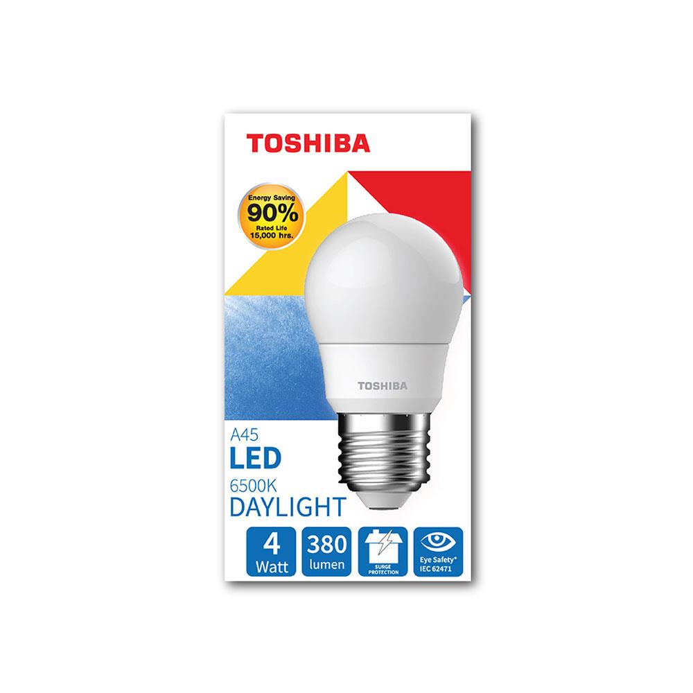 หลอด LED TOSHIBA A45 G7 15000Hr 4 วัตต์ DAYLIGHT E27