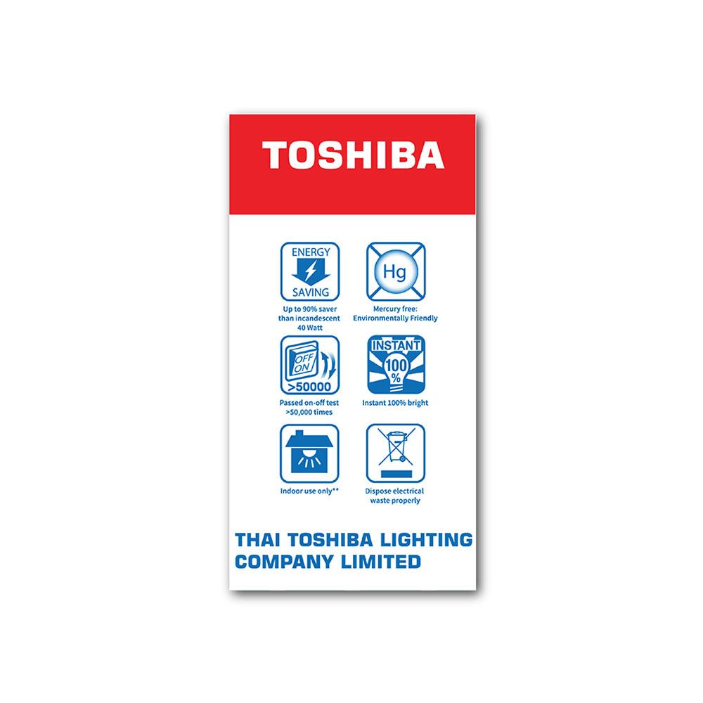 หลอด LED TOSHIBA A45 G7 15000Hr 4 วัตต์ DAYLIGHT E27