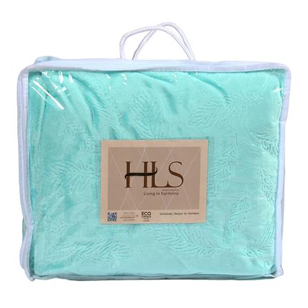 ผ้าห่ม HOME LIVING STYLE FEATHER สีเขียว_3