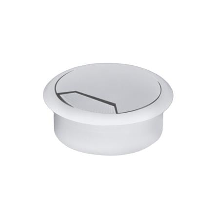 ช่องร้อยสายไฟกลม PANSIAM CC-10W 60 มม. สีขาว_0