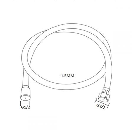สายฝักบัวสเตนเลส BEN BN 900A7559 150 ซม._1