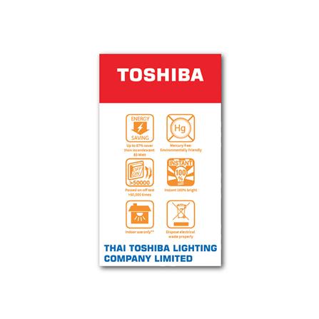 หลอด LED TOSHIBA A60 G7 15000Hr 11 วัตต์ WARMWHITE E27_2