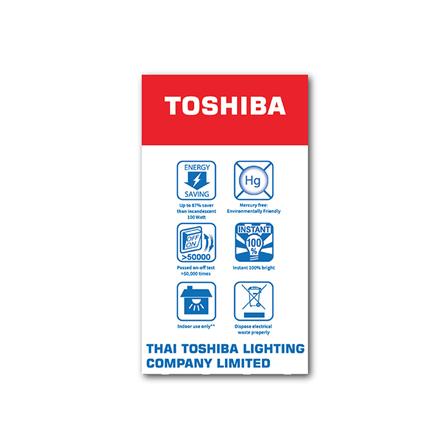 หลอด LED TOSHIBA A60 G7 15000Hr 13 วัตต์ DAYLIGHT E27_2