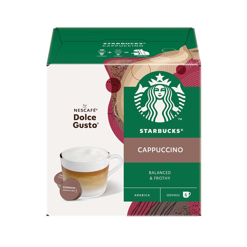 แคปซูลเครื่องชงกาแฟ NESCAFE DOLCE GUSTO STARBUCKS CAPPUCCINO