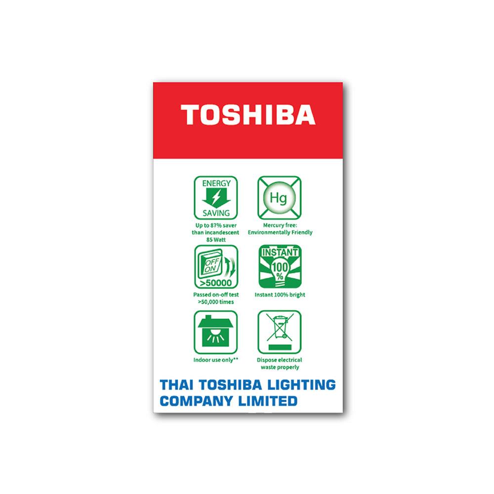 หลอด LED TOSHIBA A60 G7 15000Hr 11 วัตต์ COOLWHITE E27
