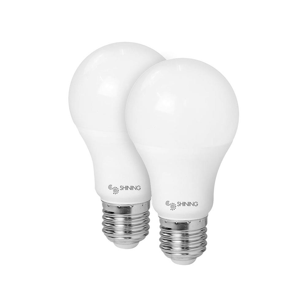 หลอด LED TOSHIBA A60 SHINE 9 วัตต์ WARMWHITE E27 2 ชิ้น/แพ็ค