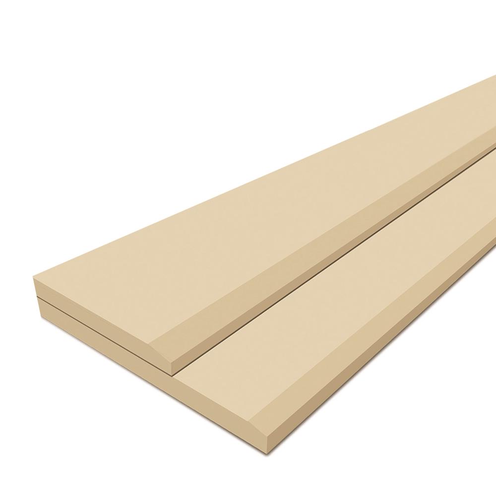 ไม้เชิงชาย TPI 2IN1 23.8X300X2.0 ซม. สีรองพื้นครีม
