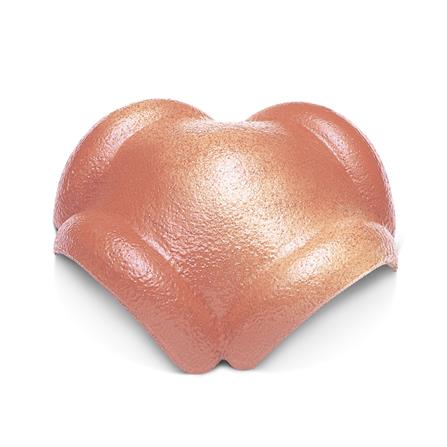 ครอบสันโค้ง 4 ทาง DURAONE ลอนเศรษฐี สีส้มรุ่งอรุณ_0