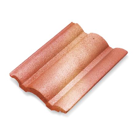 กระเบื้องคอนกรีต DURAONE ลอนเศรษฐี สีส้มรุ่งอรุณ_0