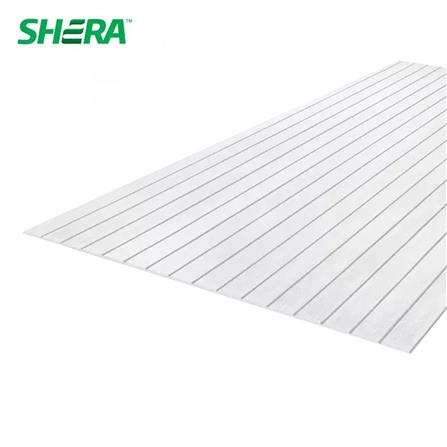 แผ่นผนัง SHERA เซาะร่องวี 3 นิ้ว ลายผิวเสี้ยน 120x240x0.6 ซม. สีธรรมชาติ_0