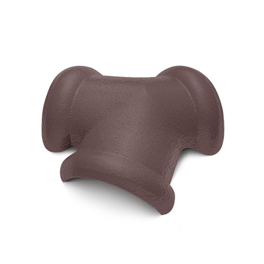 ครอบสันโค้ง 3 ทาง DURAONE ลอนเศรษฐี สีน้ำตาลสัมฤทธิ์